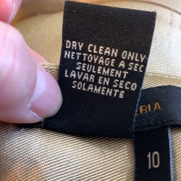 BCBGMaxAzria Cocktail Raw Silk Fully Lined Zip Spaghetti Strap Sheath Dress 10 - Picture 11 of 17